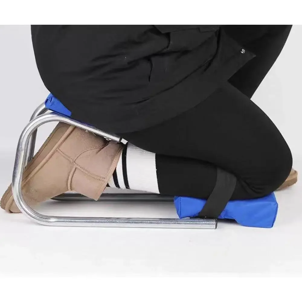 2-in-1 Garden Kneeler Stool, Lightweight Outdoor Bench with Soft Cushion